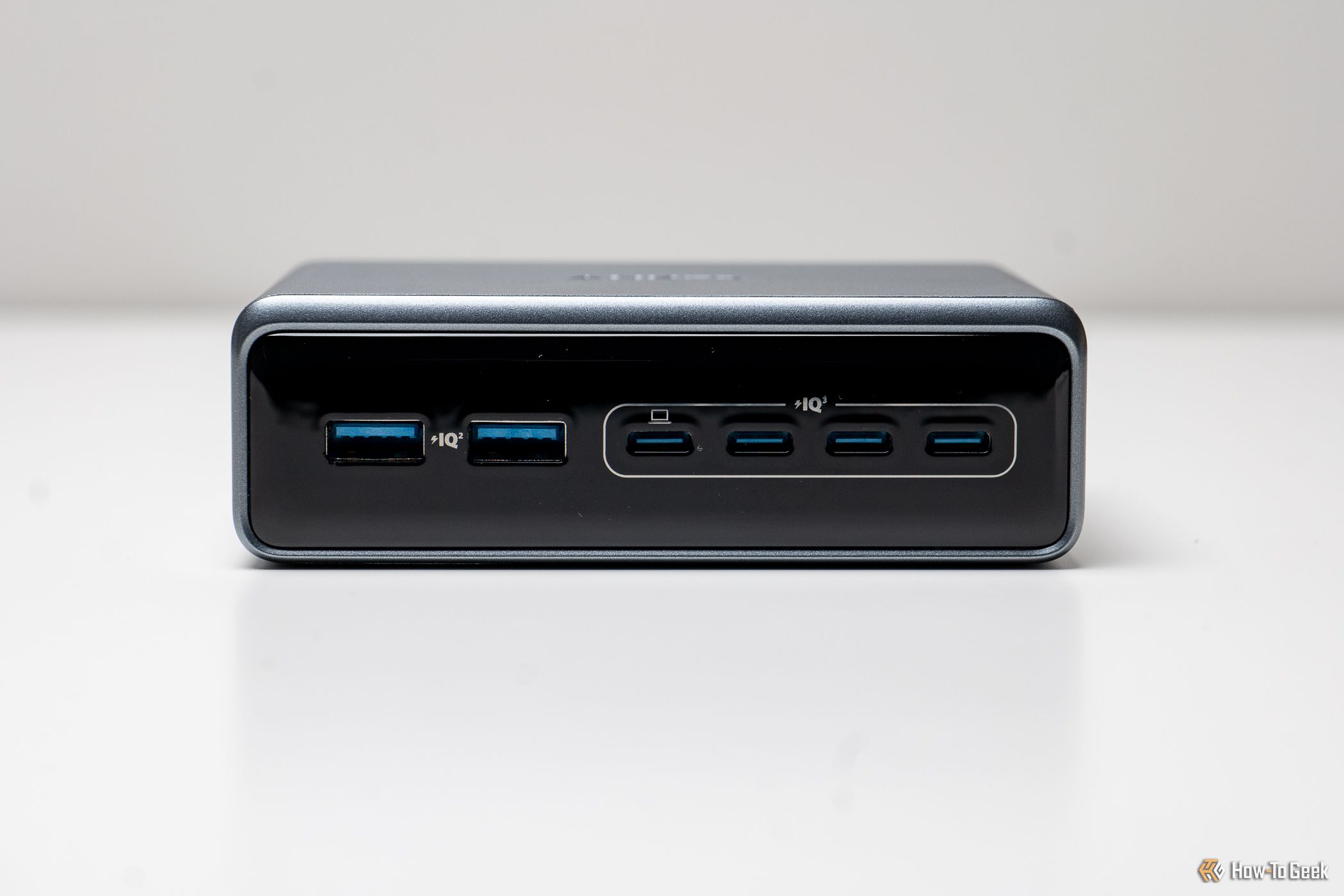 The front of the Anker Prime 6-in-1 Charger.